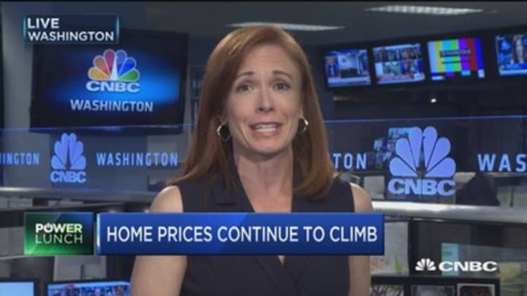 Home prices continue to climb