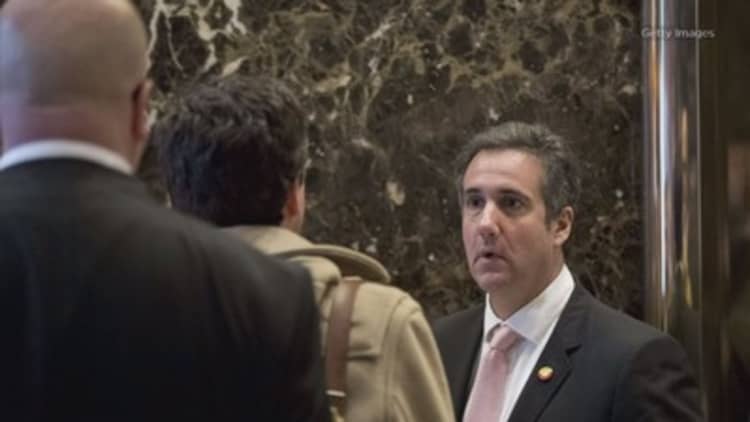 Congressional Russia probe now includes Trump lawyer Michael Cohen
