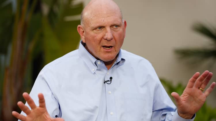 Steve Ballmer sees how investors 'could be a little worried' about a stock bubble