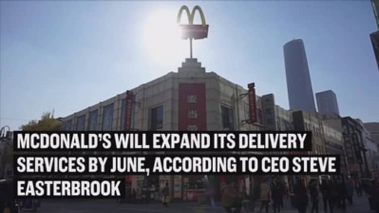 McDonald plans to add more delivery services by June