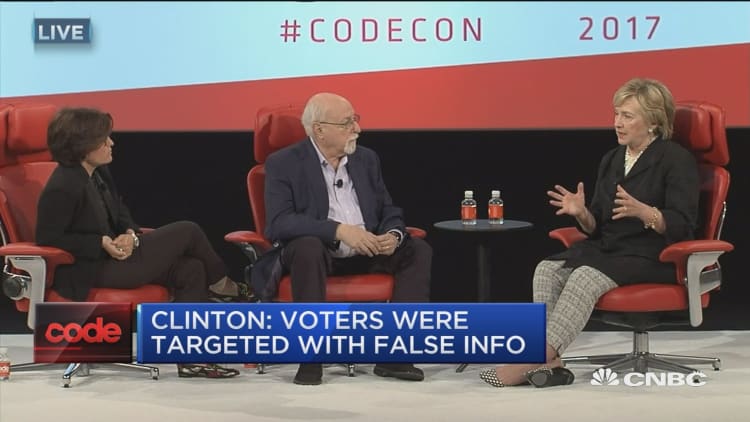 Clinton: Facebook has to curate more effectively