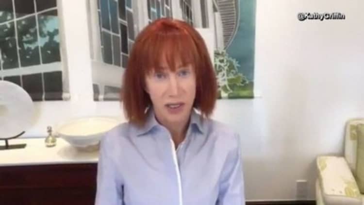 Kathy Griffin loses CNN deal after photos with fake severed Trump head