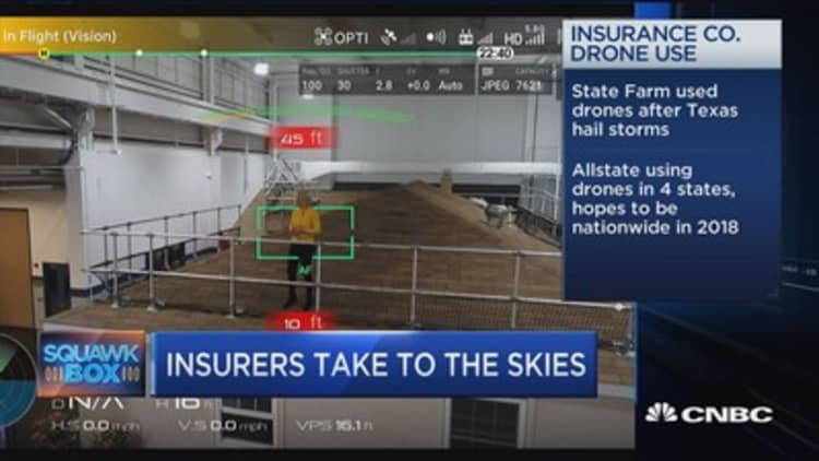 Drones eye hurricane season for insurers