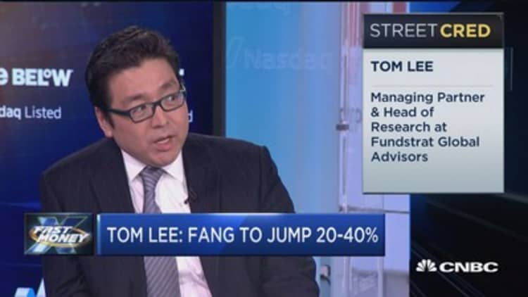 Here's how much FANG stocks can still soar: Tom Lee