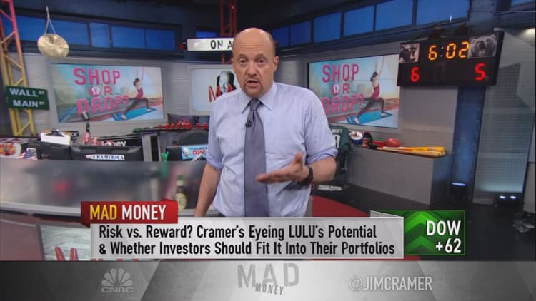 Cramer: With the stock of Lululemon, it's no pain, no gain