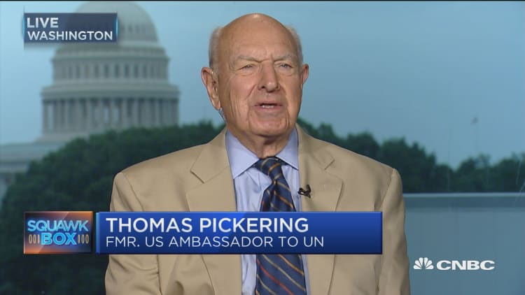 Putin 'clearly defending himself': Thomas Pickering