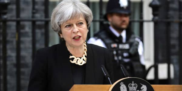 UK PM May strikes deal to get Northern Irish DUP support for minority government