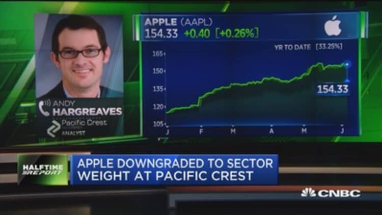 Analyst behind rare Apple downgrade: Pacific Crest's Andy Hargreaves