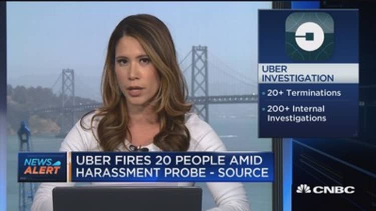 Uber firings include high-level employees