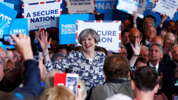 UK voting underway as Theresa May's regains lost points