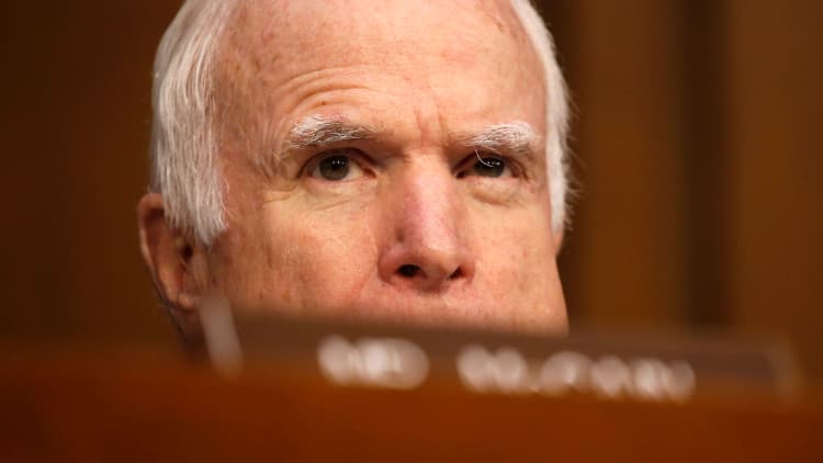 Senate delays health-care vote as McCain recovers