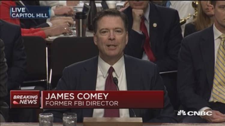 Watch former FBI director James Comey's full testimony before Congress