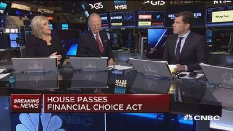 House passes Financial CHOICE Act