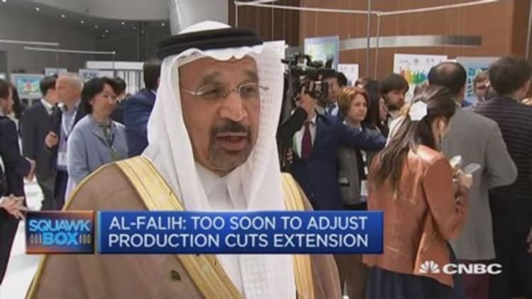 Saudi energy minister says he's 'confident' OPEC's strategy is working 