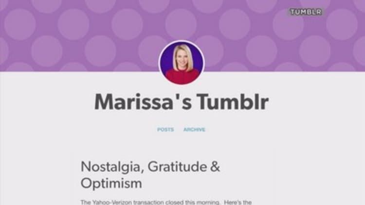 Here's Marissa Mayer's goodbye letter to Yahoo employees