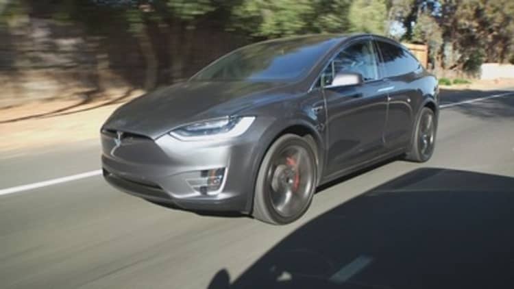 Tesla’s Model X received a perfect score for safety