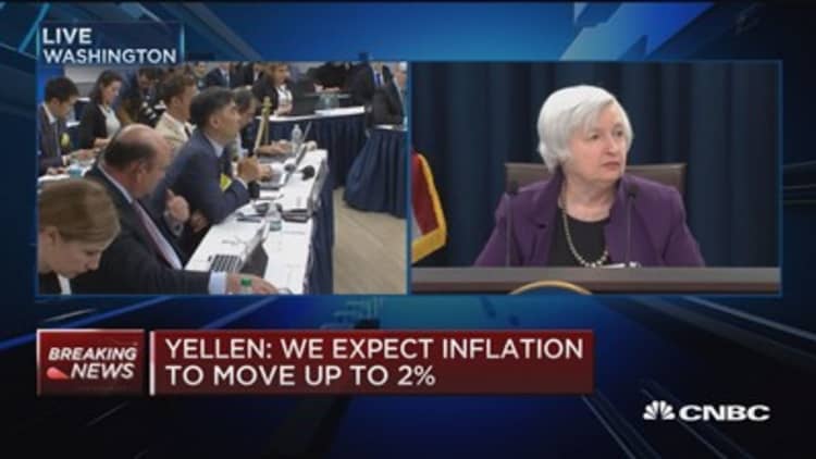 Yellen: Highly focused on 2% inflation objective