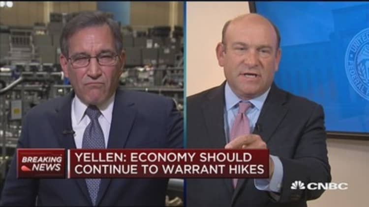 The reaction in marketplace was due to data: Santelli