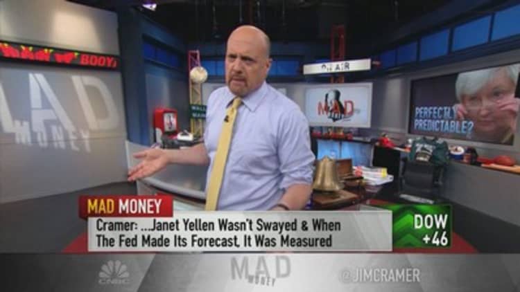 Cramer: Why Fed Chief Janet Yellen was totally right about 'the Trump effect'
