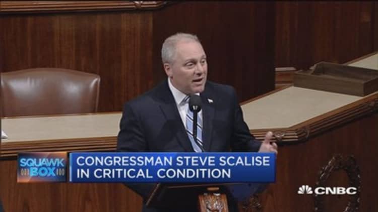 Rep. Scalise in critical condition