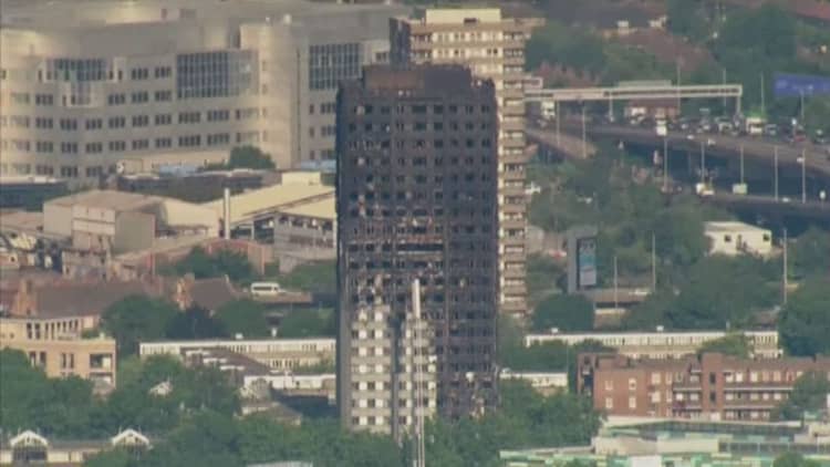 London tower block fire toll rises to 17, more feared dead