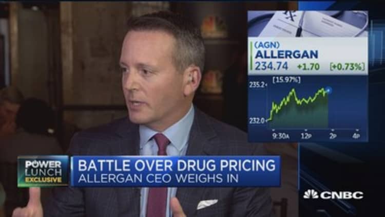 Allergan CEO on the battle over drug pricing