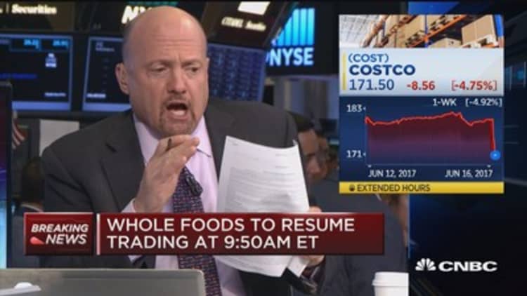 Cramer's list of 'losers' after Amazon's Whole Foods deal