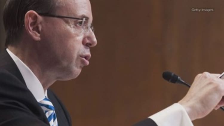 Deputy AG Rosenstein reportedly said he may have to recuse himself from Russia investigation