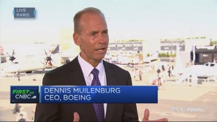 Boeing CEO: Continuing to see strong demand