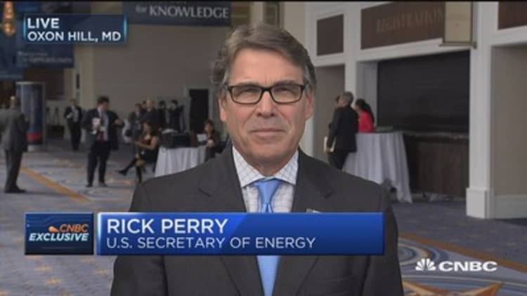 Sec. Perrry: Trump wants US to be 'energy dominant'