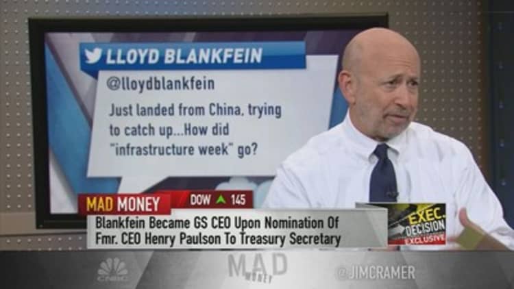 Why Blankfein took to Twitter
