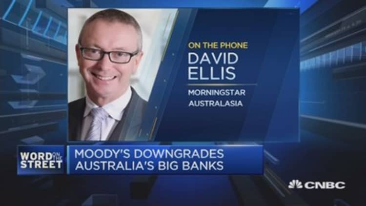 Australia banks: Moody's downgrade a 'non-event'