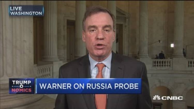 Sen. Warner: Wonder why Trump is 'obsessed' with Russian probe