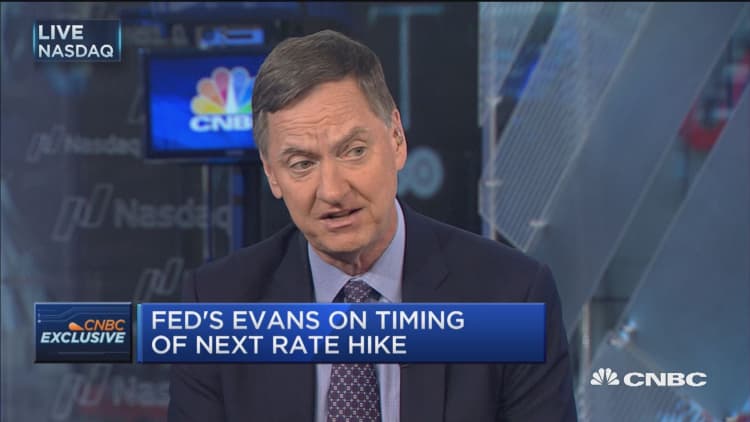 Fed's Evans: Recent inflation data did make me nervous