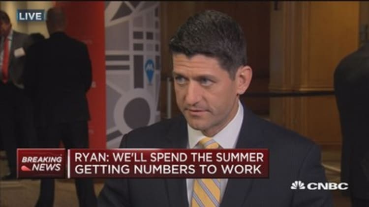 Ryan: We'll spend the summer getting the numbers to work