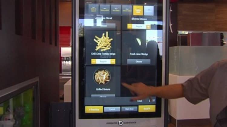 McDonald's hits all-time high as Wall Street cheers replacement of cashiers with kiosks