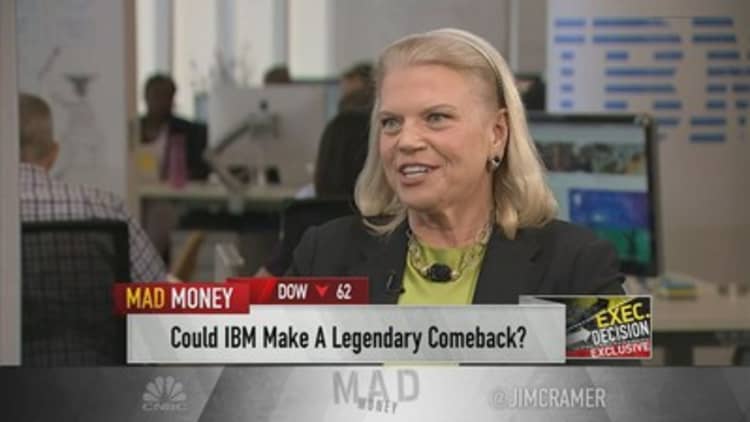 IBM CEO Ginni Rometty responds to Warren Buffett selling IBM shares