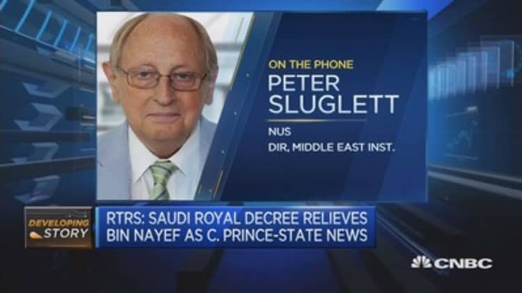 Saudi Arabia replaces crown prince