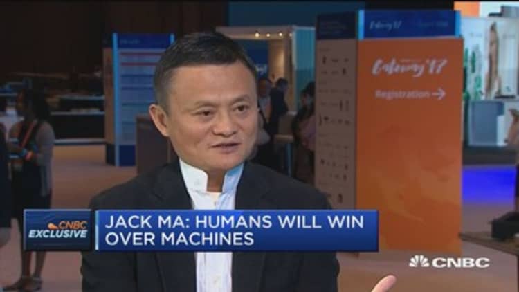 Jack Ma: Humans will win over machines