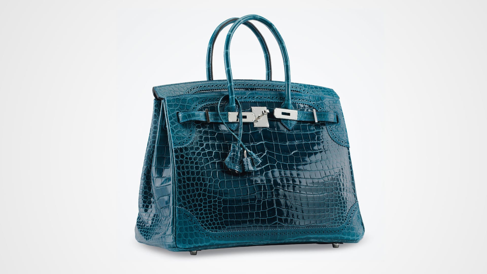 The world's most expensive bag: a 'Diamond Birkin' bag by Hermès