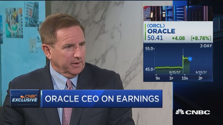 Oracle CEO: Our strategy is about suite of application offerings