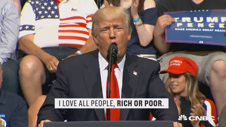 Trump: 'I just don't want a poor person' running the economy