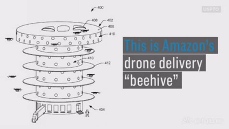 This giant Amazon beehive drone warehouse could pop up in your city someday