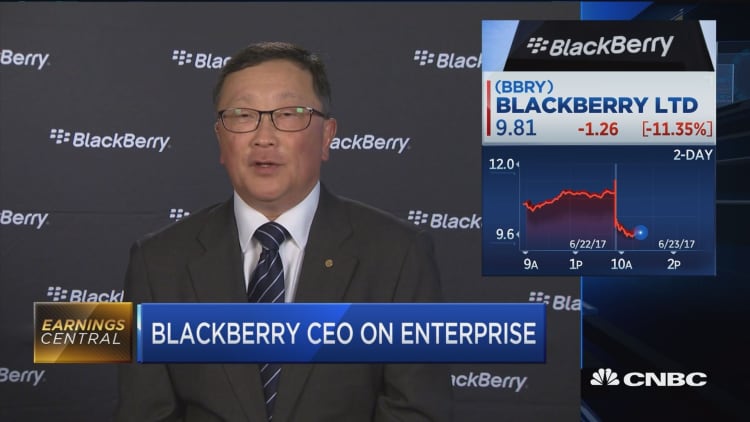 Blackberry CEO: We have a very commanding lead in the market for auto software 
