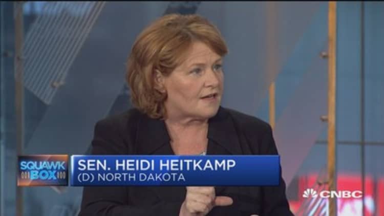 Sen. Heitkamp: Natural gas is a real opportunity