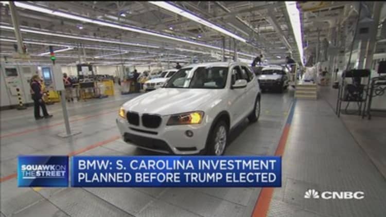 BMW adding 1,000 jobs at South Carolina plant
