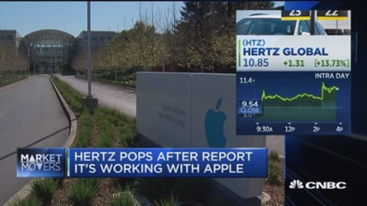Apple to CNBC: We're not partnering with Hertz