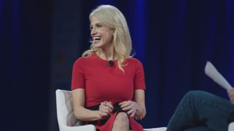 Kellyanne Conway has a message for the 75 million people on Medicaid: Just get a job