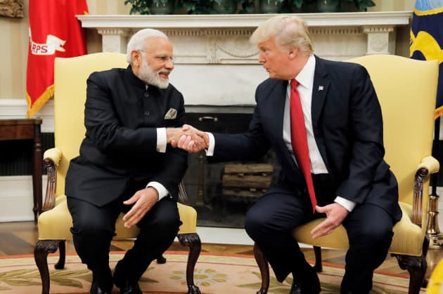 RT: Donald Trump y Narendra Modi 170626