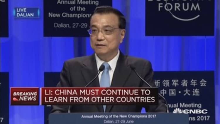 China is capable of achieving growth target, says Premier Li Keqiang